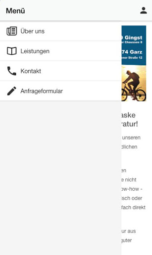 Android application Fahrrad-Vermietung P. Baaske screenshort
