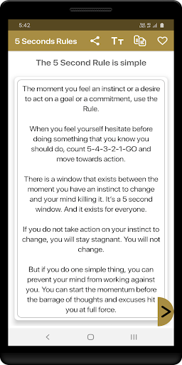 5 Seconds Rules Screen 3