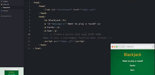 Javascript Course AI Screen 2