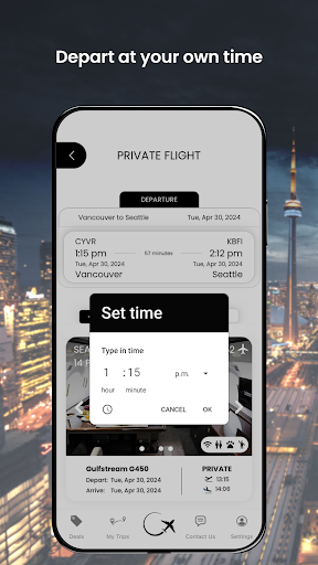 Airble: Charter Flight Booking Screen 3