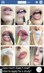 Lipstick Makeup - Step by Step