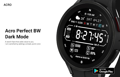 ACRO Perfect BW Watchfaceのおすすめ画像3