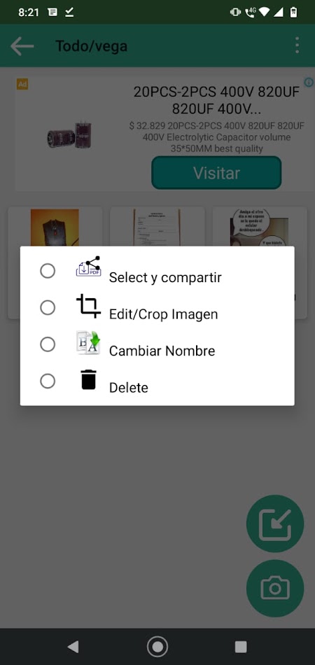 #6. Vega Scanner Crea, Edita, Firm (Android) 作者: Vegaapp