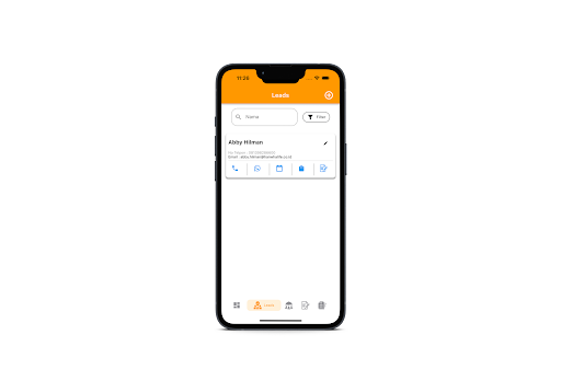 Orange Planner Screen 3