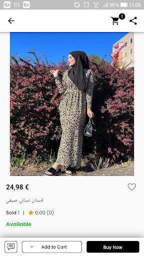 Android application Ornina Moda screenshort
