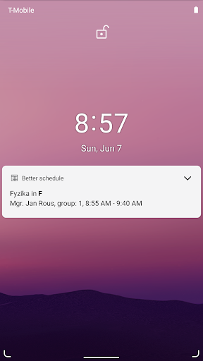 Better Schedule (Bakaláři) Screen 2
