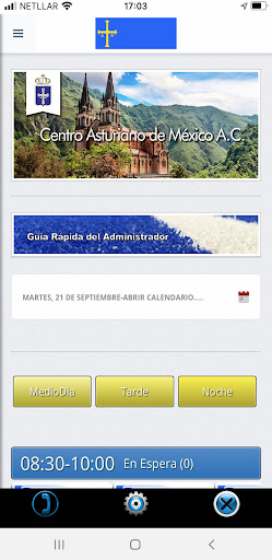 Android application Centro Asturiano Mexico screenshort