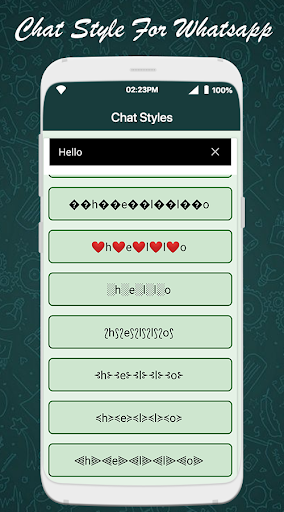 Chat Style  Font for WhatsApp