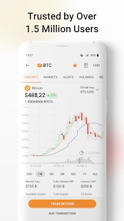 Crypto Tracker - Coin Stats Screenshot