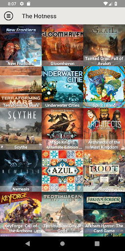 Android application My BGG - BoardGames Informatio screenshort