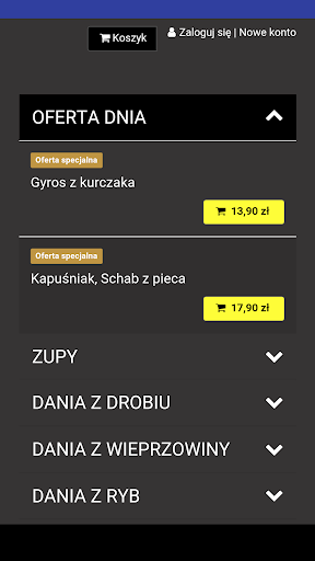 Android application Dobra Kuchnia screenshort