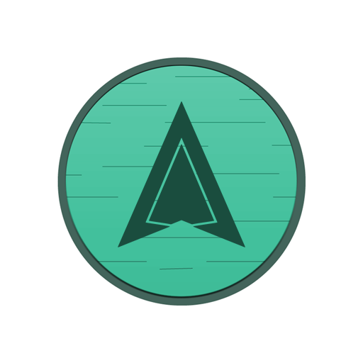 Wooden Radial Emerald Icons