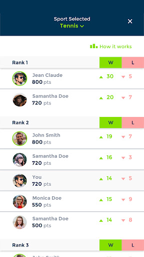 Racket League Screen 2