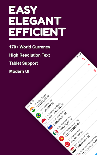 Android application Currency Converter Offline screenshort