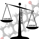 Hormone imbalance symptom sign icon