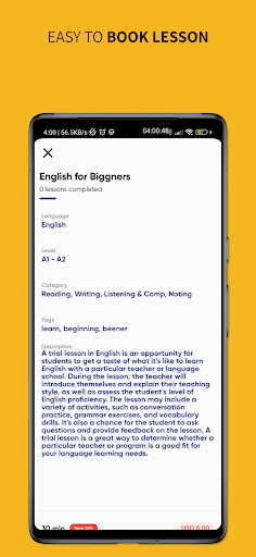 WhyNot? | LEARNING PLATFORM Screen 3