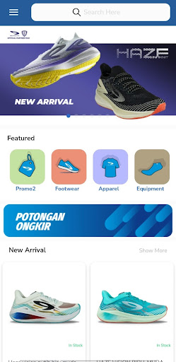 Android application 910Shoes screenshort