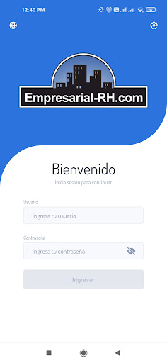 Android application Empresarial RH v2 screenshort