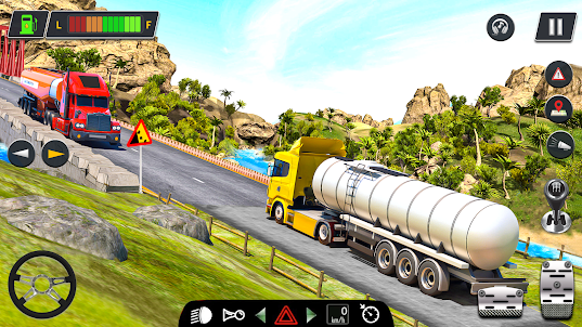 xe tải chở dầu : driving game