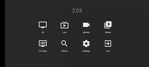 SUP IPTV PLAYER Screen 2