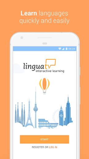 Android application LinguaTV Language Learning screenshort