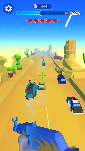 Android application Car Race Shooter screenshort