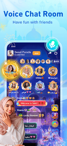 Android application YouStar–Group Voice Chat Room screenshort
