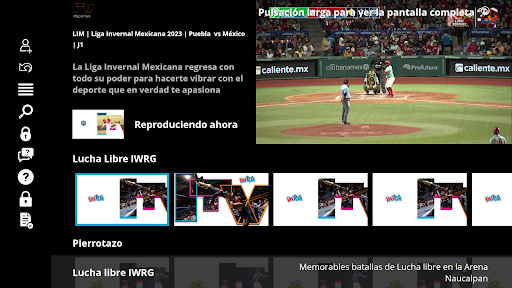 ITV Deportes para Android TV Screen 2