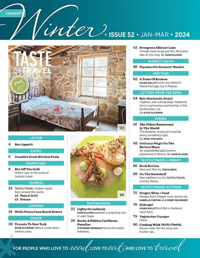 Taste & Travel International Screen 2