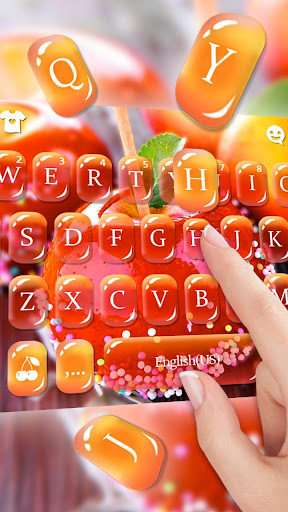 Red Donut Apple Theme Screen 2