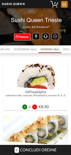 Sushi Queen Trieste Screen 2