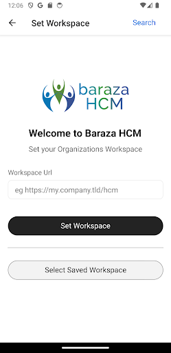 Android application Baraza HCM screenshort