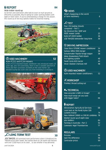 Profi International Magazine Screen 3