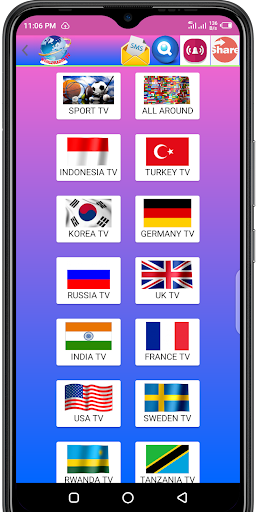 ONLINE TV /RADIO STATIONS Screen 2