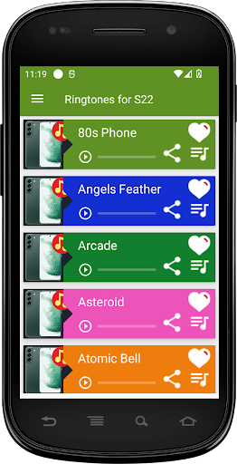 Android application Old Ringtones for S22 screenshort