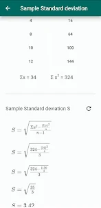 Sample standard deviation 2