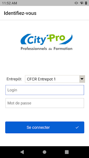 Android application City Pro Mobile screenshort