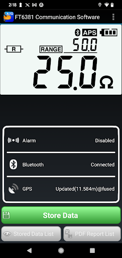 Android application FT6381 Communication Software screenshort