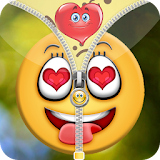 Smiley Love Zipper Lock icon