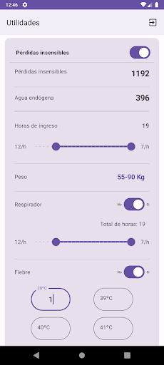 UCI_Cal - Calculadora para UCI Screen 2