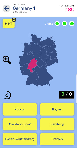 Map Quiz World Geography Screen 2