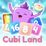 Cubi Land - Relaxing 2048 Puzzle Brain Teaser Game icon