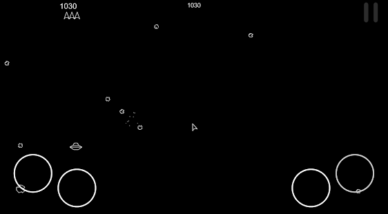 Captura de tela do Asteroid Storm