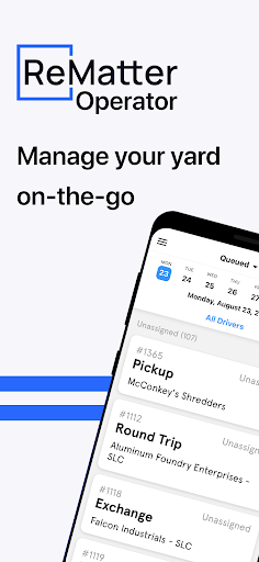 Android application ReMatter Operator screenshort