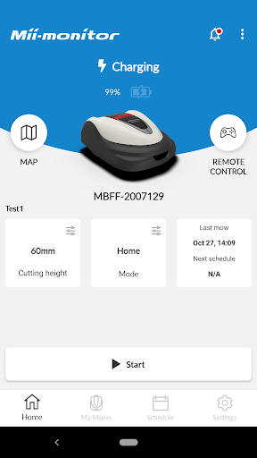 Android application Mii-monitor - HRM3000 Live screenshort