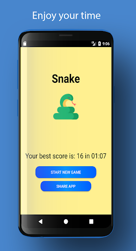 Android application Snake screenshort