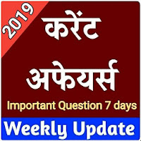 Current Affairs  Quiz Exam in Hindi 2019-20