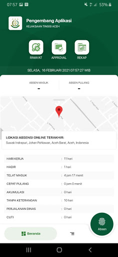 Presensi Online Kejaksaan Ting Screen 3