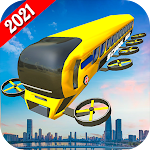 Cover Image of Download Flying City Bus: Flight Simula  APK