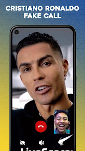 Captura de Pantalla 2 Cristiano Ronaldo Video & Call android